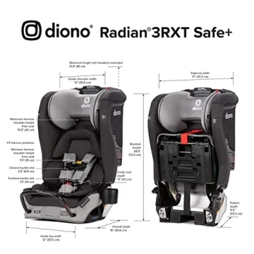 Diono Radian 3RXT 4-in-1 Convertible Car Seat Gray Slate