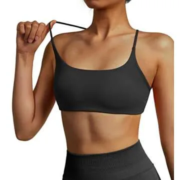 Cute Backless Sports Bra for Women - Light Support Yoga Bra