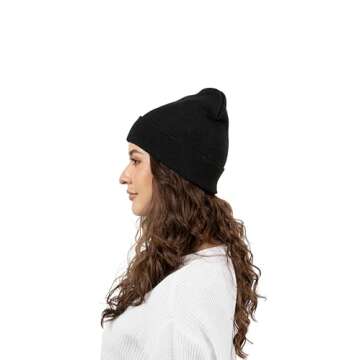 24x Winter Beanies & Gloves Combo Pack, Bulk Pack for Men Women, Warm Cozy Gift (Black/Navy/Gray)
