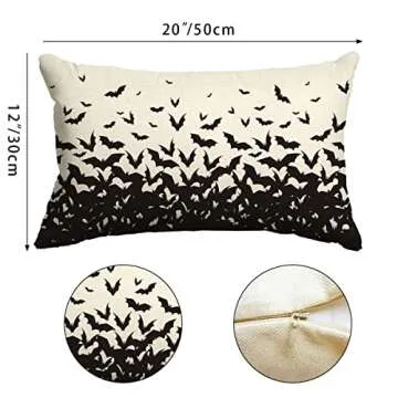 JXZYGMD Halloween Pillow Cover Perfect for Home Decor