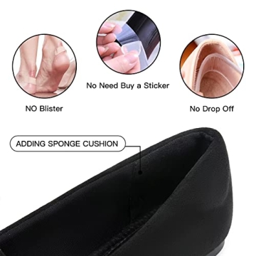 MUSSHOE Memory Foam Ballet Flats for Women - Comfy & Stylish