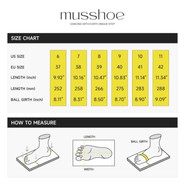 MUSSHOE Memory Foam Ballet Flats for Women - Comfy & Stylish