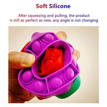 10pcs Push Pop Bubble Fidget Toy Set, Number 0-9 Shape Fidget Sensory Toys, Push Pop Bubble Fidget Toys to Relieve Stress & Anxiety, Autism Special Needs Stress Reliever for Kids & Adults (Multicolor)