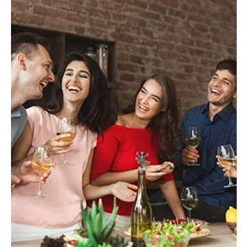 Cheers Frog Metal Wine Stopper - Elegant Vacuum Seal Reusable Toad Animal Wild Life Wine Bottle Stopper, Airtight Leak Proof Bottle Topper Cork Plug, Cute Home Decor & Bar Tool Accessory Unique Gift