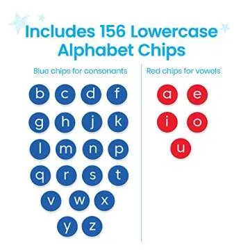 hand2mind Lowercase Alphabet Chips, Toddler Learning Letters for Spelling, Learn to Spell for Kids, ...