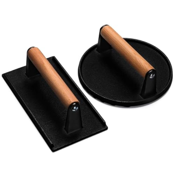 EWFEN Heavy-Duty Burger & Bacon Press for Griddle