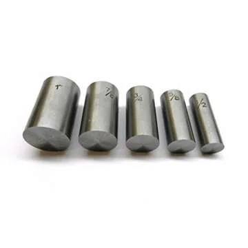 PMC Supplies LLC 5 Piece 1/2" to 1" Circle Round Disc Cutter Set Jewelry Making Metal Cutting Forming Pendant Charm Coin Punch Tool