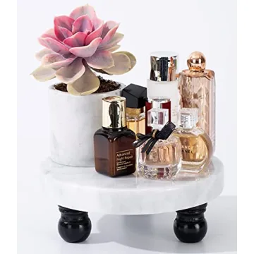FasolaHome Decorative Marble Riser For Display - Beautiful Home Decor Stand