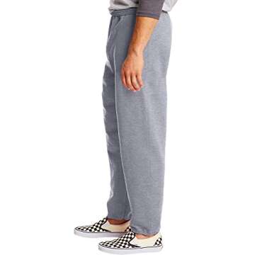 Hanes Men's EcoSmart Non-Pocket Sweatpant, Light Steel, Small