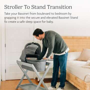 UPPAbaby Bassinet Stand, Grey