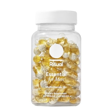 Ritual Multivitamin for Men 18+ with Zinc, Vitamin A and D3 for Immune Function Support*, Omega-3 DH...