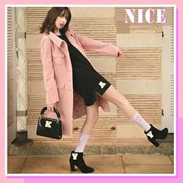 104 Pcs Chenille Letter Patches Self Adhesive Letters Rainbow Self Adhesive Chenille Embroidered Cloth Sticker Assorted-Color Rose Patches for Jeans Embroidered Applique