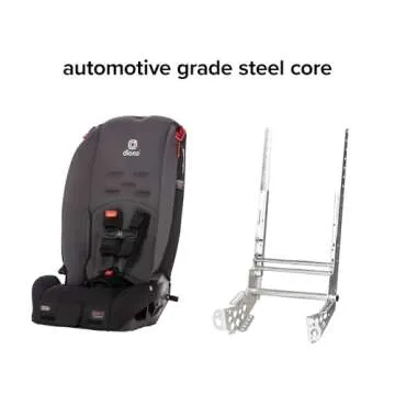 Diono Radian 3R, 3-in-1 Convertible Car Seat, Rear Facing & Forward Facing, 10 Years 1 Car Seat, Slim Fit 3 Across, Gray Slate