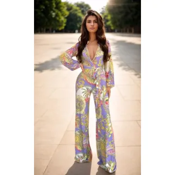 KnoInt Casual Jumpsuits for Women - Stylish V Neck Design