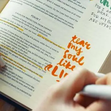 KJV Large Print Bible, Journal the Word, Reflect, Journal or Create Art Next to Your Favorite Verses (Brown Bonded Leather, Red Letter, Comfort Print: King James Version)