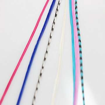 Gorgeous 6-11 Inch Feather Hair Extensions for Unique Styles