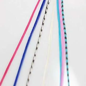 Gorgeous 6-11 Inch Feather Hair Extensions for Unique Styles
