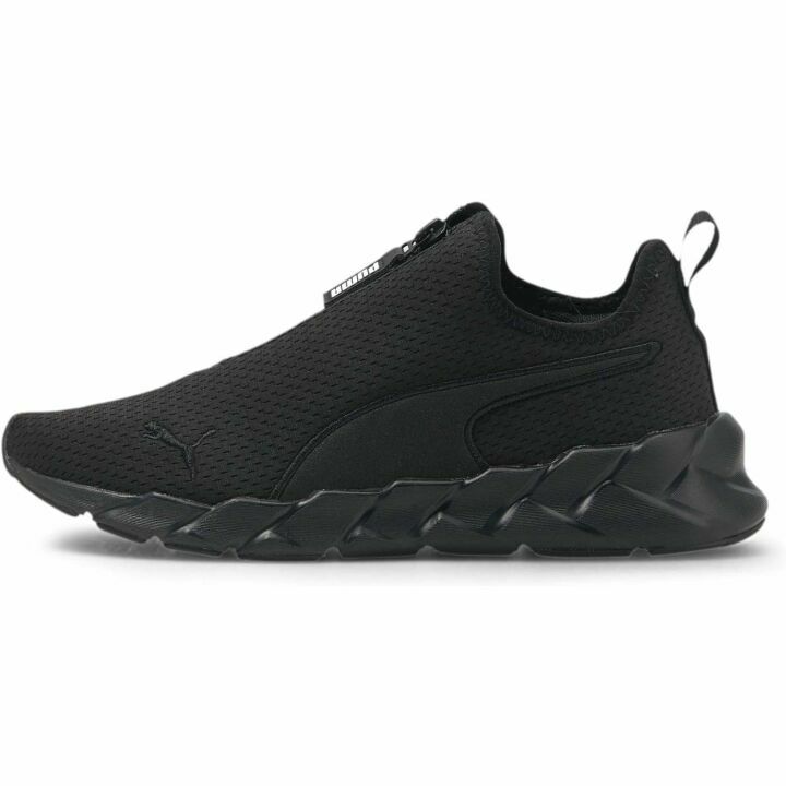 PUMA Women's Weave Zip Shoes in Black - Size 8.5