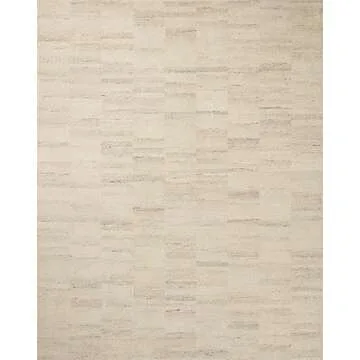 Loloi Amber Lewis Rocky Collection Rug - Natural/Fog, 8'6" x 11'6"