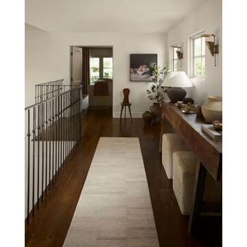 Loloi Amber Lewis Rocky Collection Rug - Natural/Fog, 8'6" x 11'6"