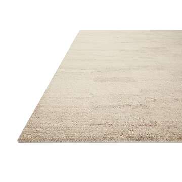 Loloi Amber Lewis Rocky Collection Rug - Natural/Fog, 8'6" x 11'6"