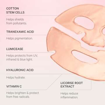 MZ SKIN Anti-Pollution Hydrating Face Mask for Radiance