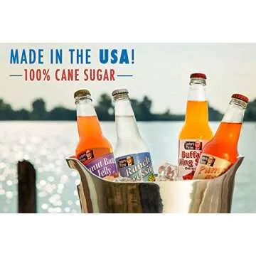 Lester's Fixins Outrageous Wild Crazy Unique Flavor Soda Pop 6 Pack Sampler Set