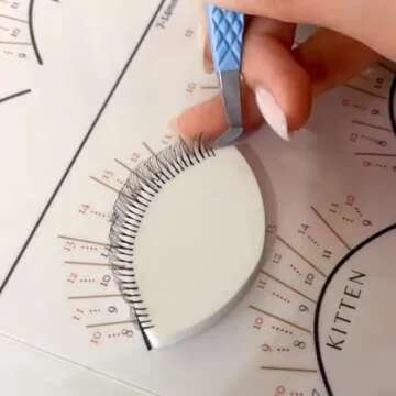 Bellemory Wispy Lash Chart - 10 Eye Shape Practice Sponges