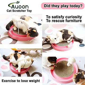 AUOON Cat Scratcher Toy - Interactive Play Fun