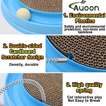 AUOON Cat Scratcher Toy - Interactive Play Fun