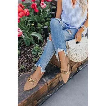 Stylish Juliet Holy Mules: Elegant Backless Slip-Ons for Women