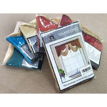 GOHD Valarie Window Valance - Luxurious Taffeta Decor
