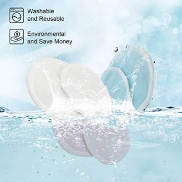 20 PCS Soft Washable Reusable Makeup Remover Pads