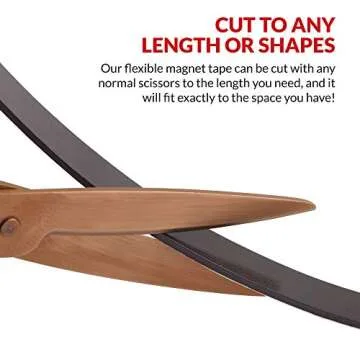 15 Feet Magnetic Tape Roll - Strong Adhesive for Crafts