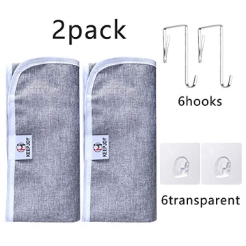 Space-Saving KEEPJOY Hanging Laundry Hamper - 2 Pack