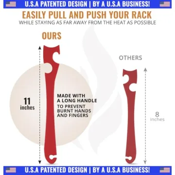 Silicone Oven Rack Pull Tool for Safe Cooking Experience