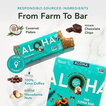 ALOHA Kona Organic Vegan Protein Bars - Special Edition