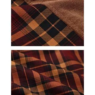 Haellun Men's Long Sleeve Sherpa Lined Shirt Jacket