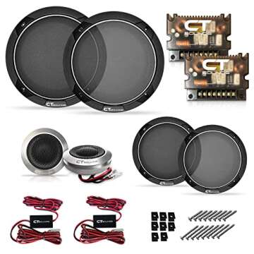 CT Sounds Meso 6.5” 500W Component Car Speakers