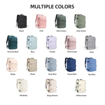 coowoz Large Travel Backpack for Stylish Travelers