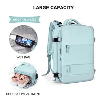 coowoz Large Travel Backpack for Stylish Travelers