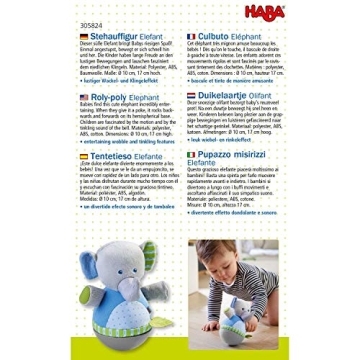 HABA Roly Poly Elephant Toy for Infants