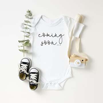 Stylish Pregnancy Announcement Bodysuit For New Parents