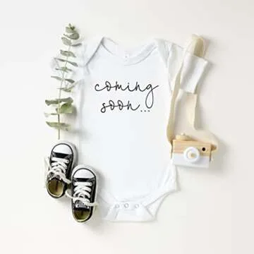 Stylish Pregnancy Announcement Bodysuit For New Parents