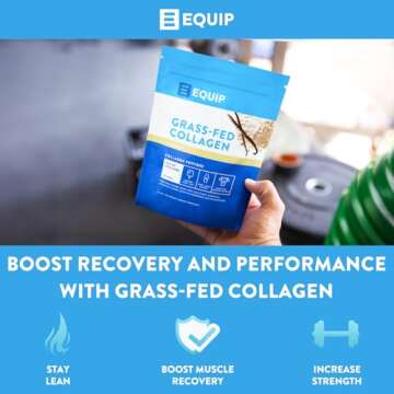Equip Foods Grass Fed Collagen Powder for Healthy Skin