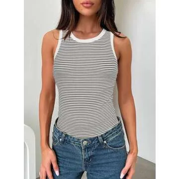Stylish Darong Women's Crew Neck Tank Top for Summer Fashion