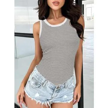 Stylish Darong Women's Crew Neck Tank Top for Summer Fashion