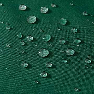 MIULEE Pack of 2 Decorative Outdoor Waterproof Pillow Covers Garden Cushion Sham Throw Pillowcase Shell for Spring Patio Tent Couch 18x18 Inch Army Green