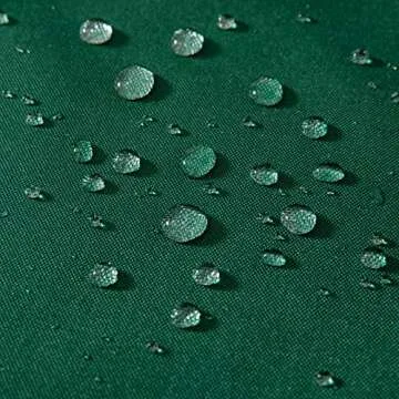 MIULEE Pack of 2 Decorative Outdoor Waterproof Pillow Covers Garden Cushion Sham Throw Pillowcase Shell for Spring Patio Tent Couch 18x18 Inch Army Green