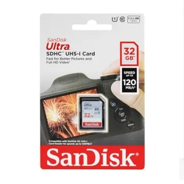 SanDisk Ultra 32GB Class 10 Memory Card - 80MB/s